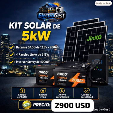 🌞 KITS SOLARES 🌞 2.5, 5 y 10 kW - 4/6
