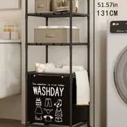 Organizador resistente para baño con cesta de ropa (uhb) - Img 53737559