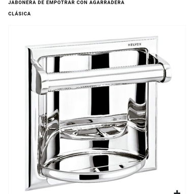 Vendo jabonera HELVEX para empotrar en 15 euros - 2/2