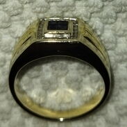 Exclusivo anillo de oro 14k , con diamantes y zafiros - Img 45369241