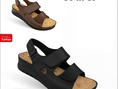 Sandalias turcas ajustables d la línea KONFORT para personas mayores o pies delicados - Img 66482833