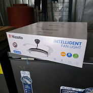 Lámparas LED inteligentes de techo con su ventilador trae Bluetooth Color: blanco , Dorado - Img 55537157