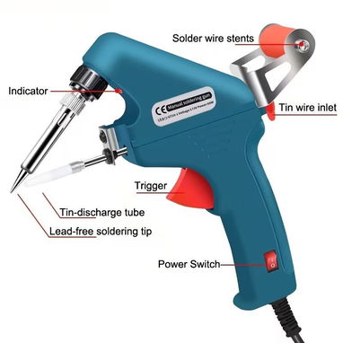 Pistola Cautín Eléctrica Soldadura Alimentación Automá... | videojuegoshabana.com - 5/5