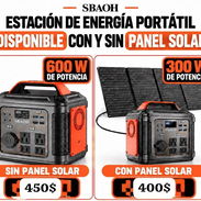 ⚡Estación de energía portátil disponible con y sin panel.🖖🏻 - Img 57882098