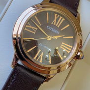 EM1163-09X elegante en pulsera de cuero para mujer citizen eco drive cristal zafiro 32mm de caja - Img 54446310