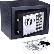 Caja fuerte digital precio 80 usd •incluye llaves y pernos de instalación •Medidas 17cm de alto x 17 cm de profundida - Img 57533405