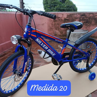 Bicicletas medida 20 nuevas en su caja varios colores para varón con amortiguacion delanter,frenos d disco y pomo d agua - Img 125039797