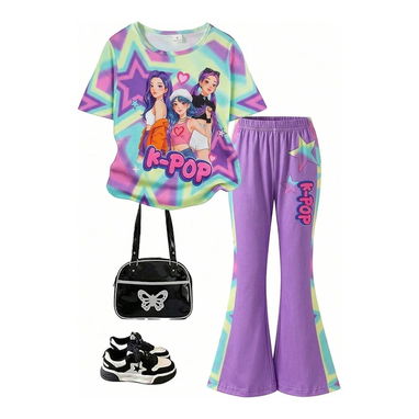 conjunto de dos piezas con temática kpop - 2/5