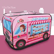 Casa de campaña en forma de autobús para niñas - Img 55231088