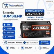 Batería 24V 100Ah 2560Wh - Humsienk LiFePO4 - Img 56850486