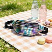 Aerocandy Bolso de Cintura para Mujer – Diseño Láser Multicolor - Img 58004920
