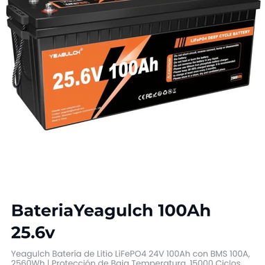 Baterías LiFePo4 25.6 V x 100 Ah🔋🆕 - 2/2