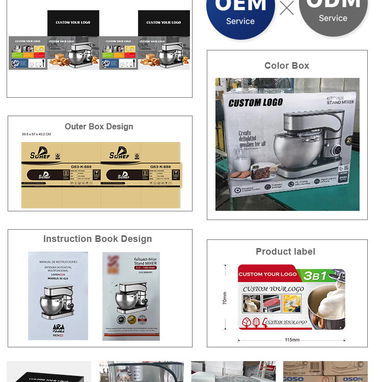 New Heavy Duty 10L Stainless Steel Electric Stand Mixer High Quality Pizza French Bread Dough Cake Baking Kitchen Use CB - Img 126782052