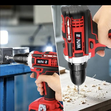 Kit De Taladros Rotomartillos Inalámbricos 2 Baterías Rojo 50 Hz/60 Hz - 2/4