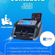 Contadora de Billetes Marca JMD. Cuenta en varias denominaciones y monedas. Detección Magnética e Infrarroja. - Img 55196496
