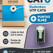 Venta de productos de Redes, Cable Cat6 y Puntas RJ45 todo nuevo somos de La Coronela frente a Juankis Pan - Img 57653032