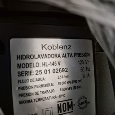 Hidrolavadora Koblenz - 2/2