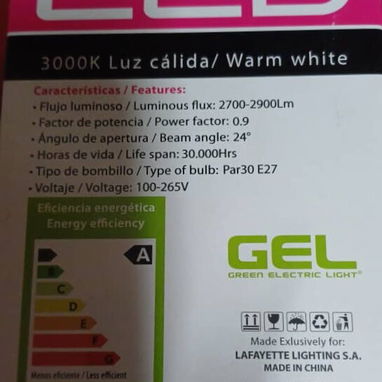 BOMBILLO Gel Led. Para decoración - Img 119792357