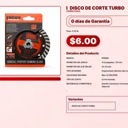 DISCO DE CORTE TURBO . - Img 57556838