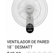 ventilador de pared Desmatt 18 pulgadas. voy pa ti ✅️ - Img 56426368