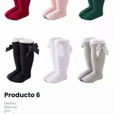 🧦 Medias para el Colegio – Blancas, largas y de algodón – Varias tallas y precios – Ideales para el uniforme - 2/2