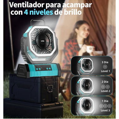 Ventilador recargable 50USD - 5/8