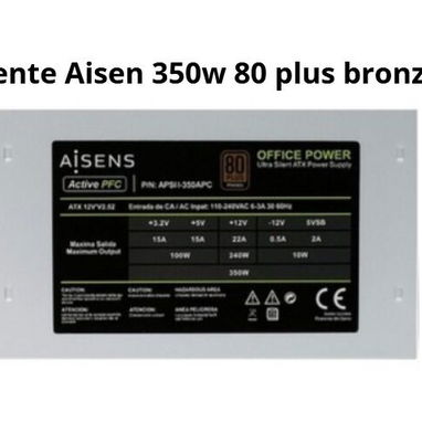 🪭🏴☠️Chasis Aisens con su fuente de 350w 80+ Bronze - 💲60 USD🪆 - Img 125161939