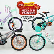 BICICLETAS MEDIDA 20 PARA NIÑOS Y NIÑAS - Img 57662302