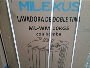 12 KG Lavadora semiautomática Marca Milexus - Img 59872125