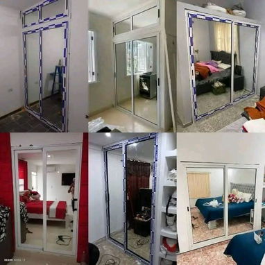 Realizamos todo tipo de diseños modernos en carpintería de aluminio 🪟 y cristal 🔮montaje y transportacion free - Img 118830629