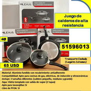 (QB-927) Juego de calderos de alta resistencia...65 USD...51596013..Tpte lugares cercanos - Img 57712642
