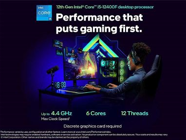 0km✅ Micro Intel Core i5-12400F +Disipador 📦 6 Core, 18MB L3, DDR4-DDR5, 12 Hilos, 4.4GHz, 19566pm ☎️56092006 - Img 68945790