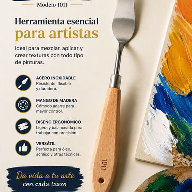 PINCELES DE DIFERENTES MEDIDAS Y ESPATULAS - 5/5