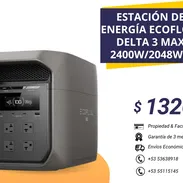🚨 ECOFLOW DELTA 3 MAX 2048W/2048WH ESTACIÓN DE ENERGÍA 🚨 - Img 57114400