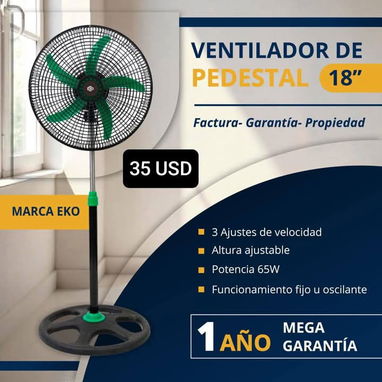 Ventiladores de Pedestal🔥 Garantía 1 año🔥( distintos modelos, precios y marcas) - Img 105971472