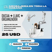 Ducha de mano + Llave de lavamanos + Organizador PRECIO: 25 USD - Img 56929618