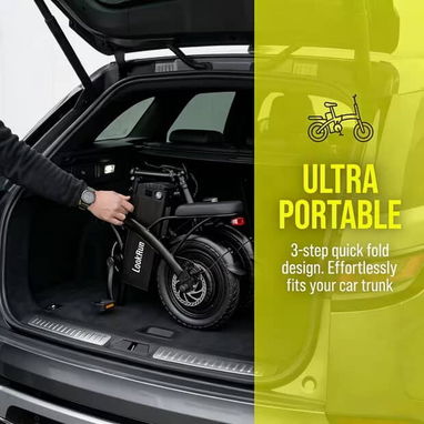 🚲 Bicicleta Eléctrica Plegable LockRun 400W - 3/3