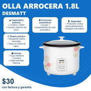 Olla arrocera Desmatt 1.8L - Img 56456027