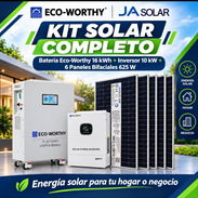 ⚡ KIT SOLAR ECO-WORTHY – BATERÍA 16KWH + INVERSOR 10KW + 6 PANELES BIFACIALES 625W – $6450 USD ⚡ - Img 57992030