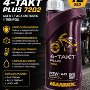 ACEITE MANNOL 4-TAKT PLUS 7202 10W-40   ✅ Aceite semisintético de alta calidad ✅ Especial para motores de moto de 4 t - Img 55763728