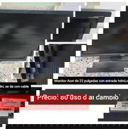 En venta Monitor de 22" con entrada HDMI, vga y DVI. - Img 49033814