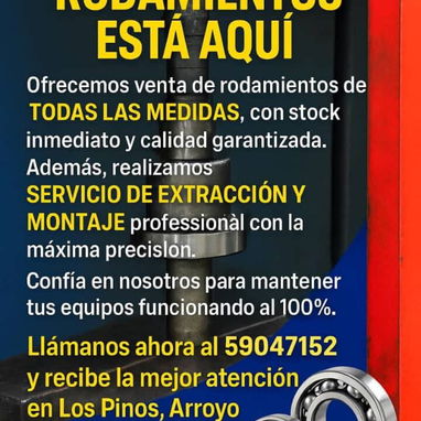 Rodamientos, retenes y montajes - 6/7