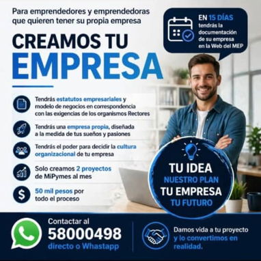 Fichas de Costos, Creación de Mipymes y currículum - Img 122621665