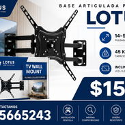 Base Articulada para TV LOTUS 14"-55" – Solo 15 USD Vendo base articulada de alta calidad para televisores de 14 a 55 pu - Img 55956900