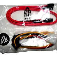 Kit de cables de conexión de disco duro dual SSD/SATA (1 cable divisor de alimentación SATA Molex de 4 pines a - 3/5