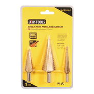 🔩 Set de 3 Brocas Escalonadas para Metal - Img 56241082
