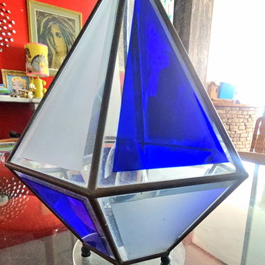 Vendo lampara cristal de diseño, mid century modern, años 50s - Img 90985213