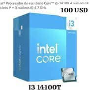 Vendo microprocesador I3 14100T de 14va generación nuevo new - Img 57545958