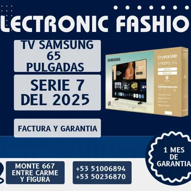 ✅TELEVISOR SMART TV SAMSUNG 55 PULGADAS" SERIE 8 2025 470USD ✅TELEVISOR SMART TV SAMSUNG 65 PULGADAS" SERIE7 2025 620 - Img 122922281