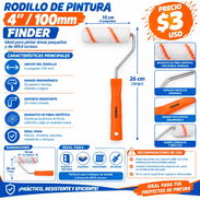 🎨 RODILLO DE PINTURA FINDER 4" - Img 57600505